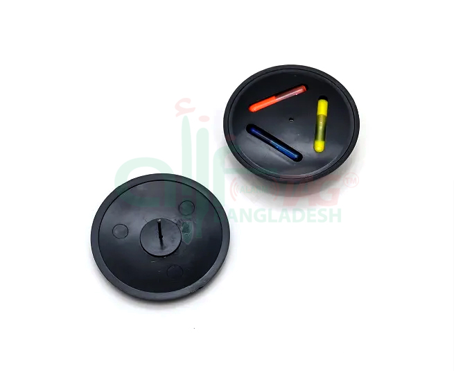 Round Black Alarm Tag (Heavy)